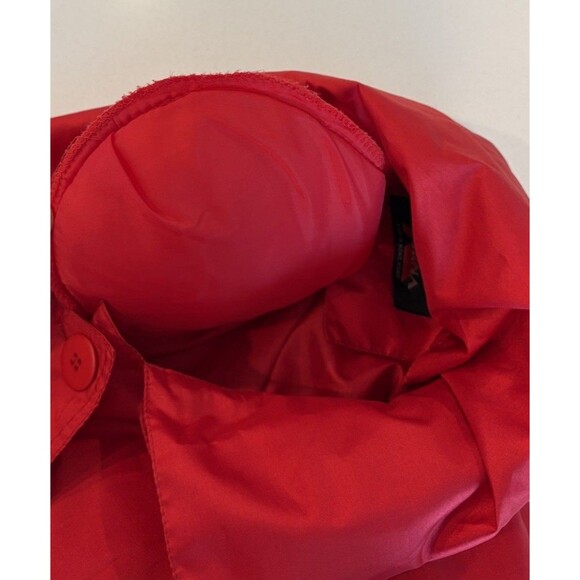 Alorna Vintage Red Windbreaker Balloon Jacket Plus Size 16 Oversized Mid Length - Picture 7 of 7